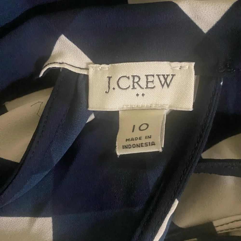 J Crew Criss Cross Tie Neck Tank Top - Picture 4 of 4